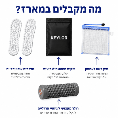 KEYLOR - Comfort Pro הסטנדרט החדש למדרסי ענן
