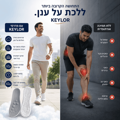 KEYLOR - Comfort Pro הסטנדרט החדש למדרסי ענן